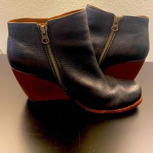 Kirk-Ease Wedge Ankle Boots